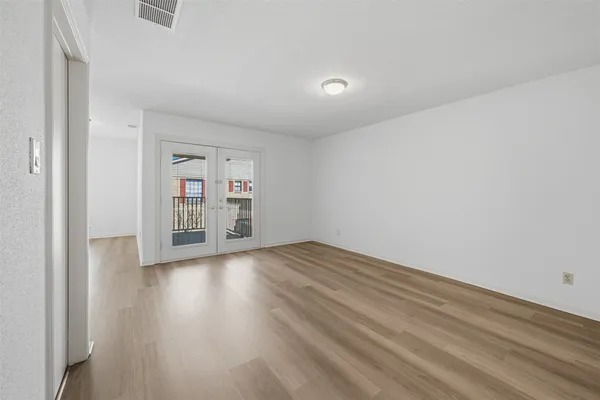 wooden floor in an empty room