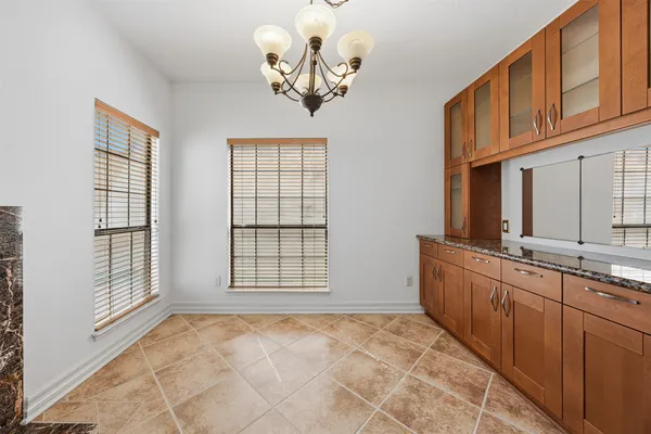 a view of a kitchen with a sink
