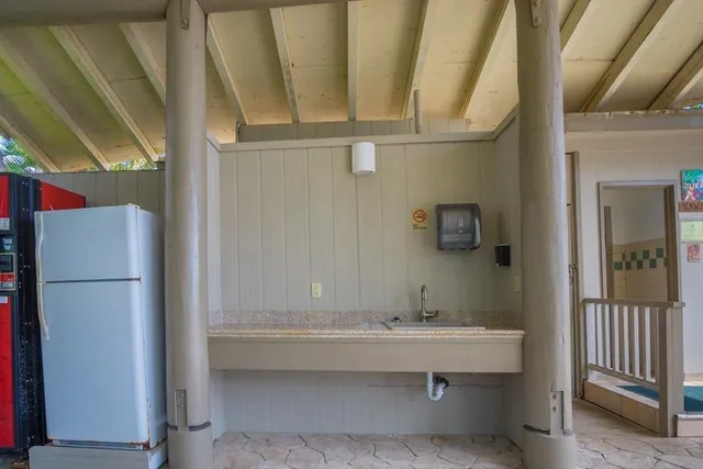 a view of outdoor space with plants