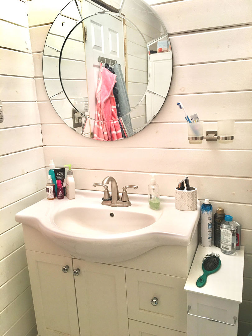 614 Spring Road Ingleside, IL 60041 - Photo 4 of 18 a bathroom with a sink and a mirror