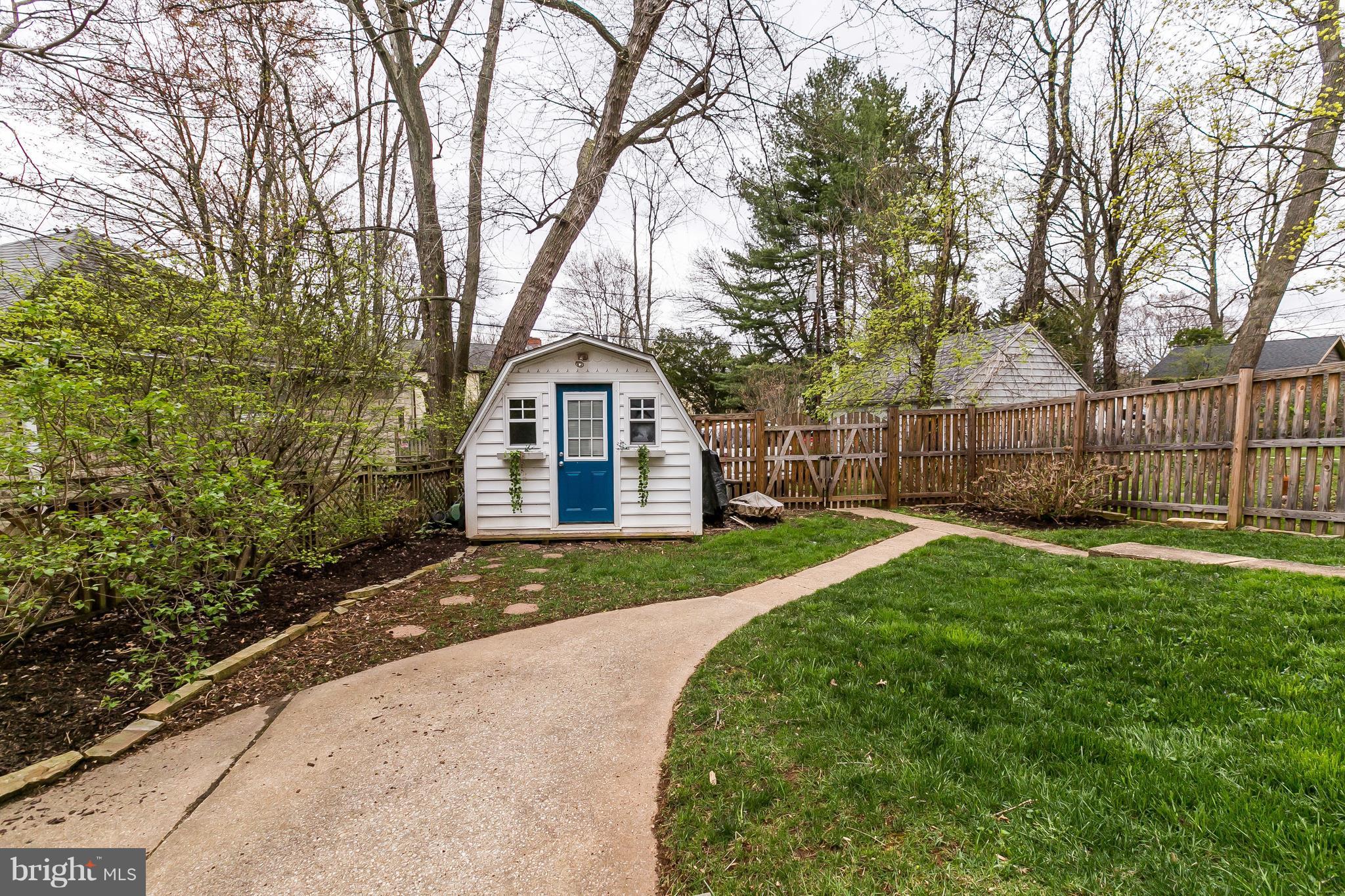 5714 Oakshire Road Baltimore, MD 21209 - Photo 25 of 30 Large storage shed stays for the gardener
