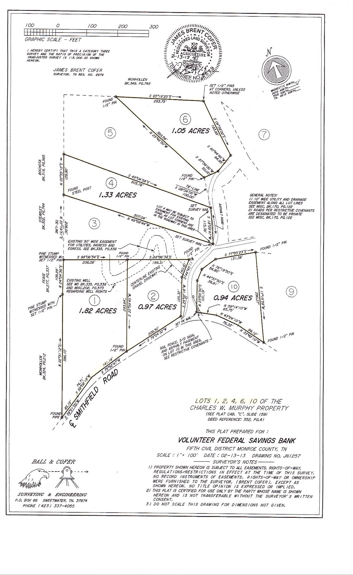 10 Smithfield Road Tellico Plains, TN 37385 - Photo 12 of 25 Plat of lots