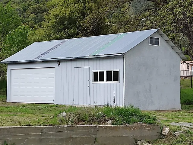 a backyard of a house