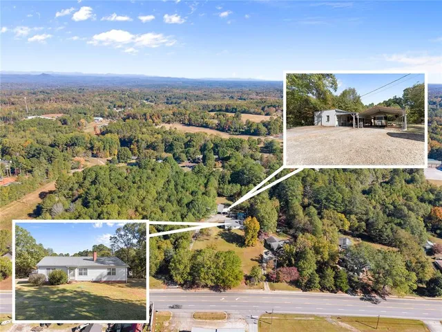 a view of a balcony with an outdoor space