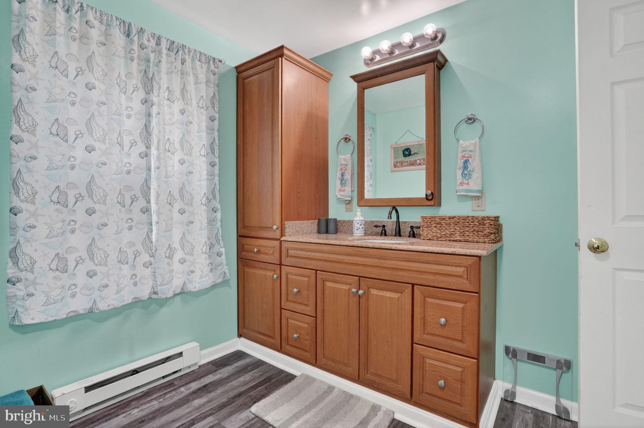 7278 Fleming Road New Church, VA 23415 - Photo 21 of 44 a bathroom with a sink and a mirror