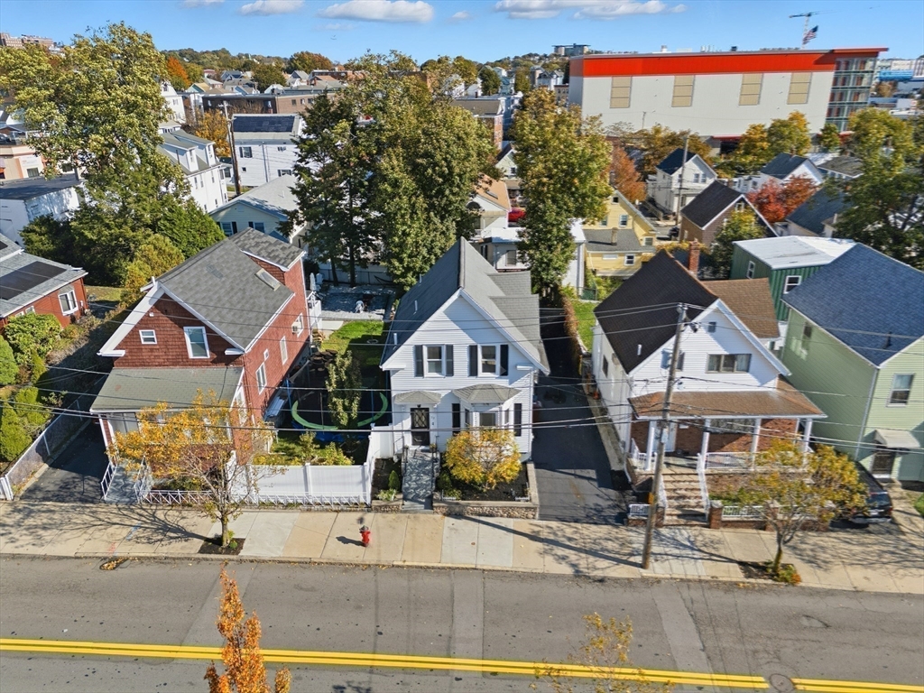 22 Spring Street Everett, MA 02149 - Photo 37 of 40 an aerial view of multiple houses