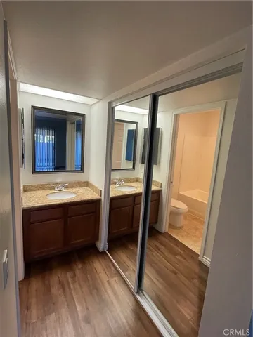 a view of living room and bathroom