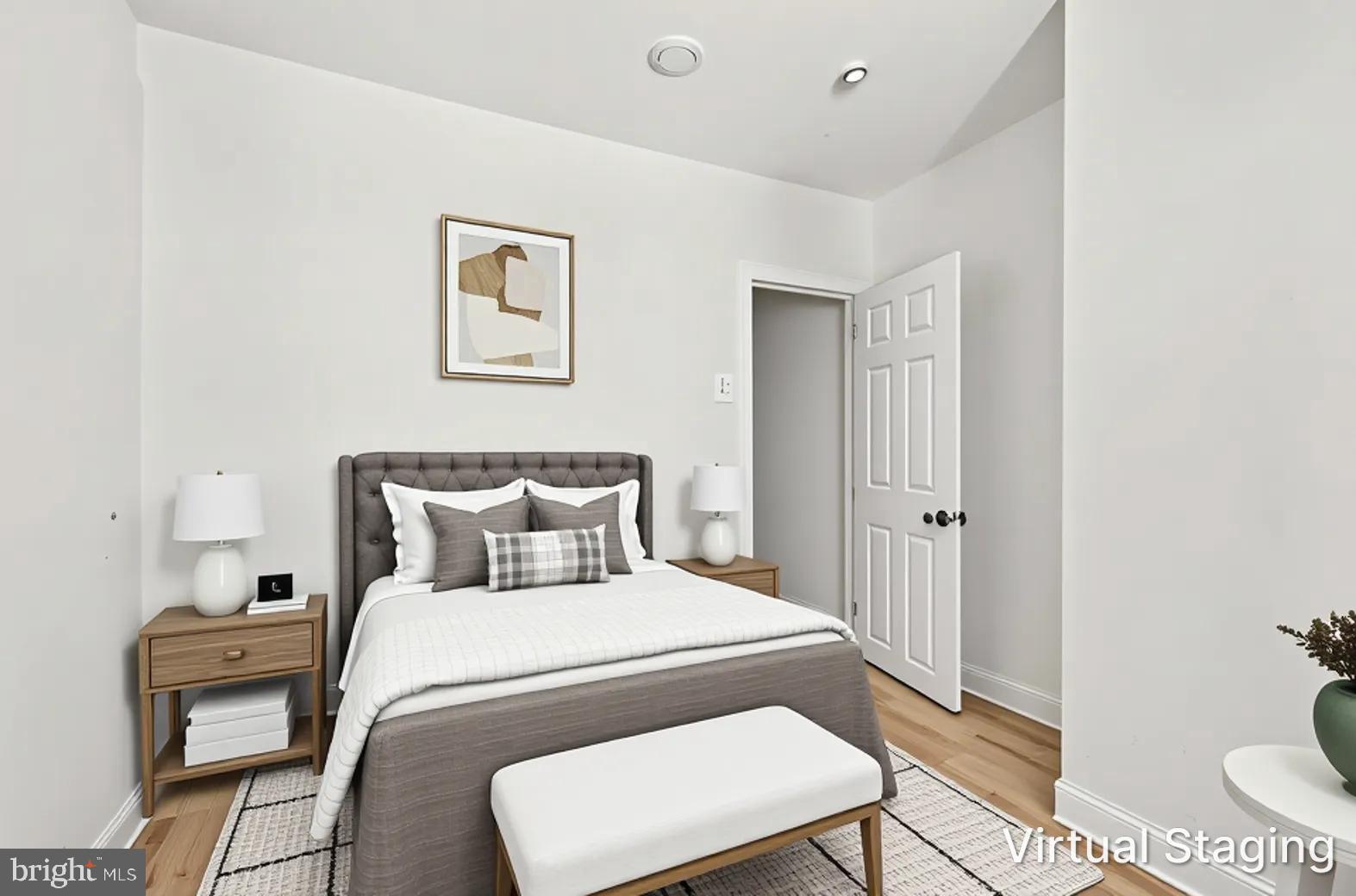 2046 South Norwood Street, Unit 2 Philadelphia, PA 19145 - Photo 2 of 17 Chic and cozy bedroom retreat.