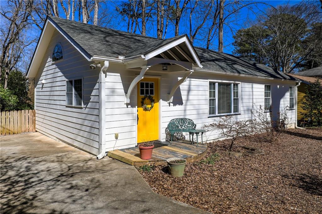2274 Brengare Drive Decatur, GA 30033 - Photo 1 of 1 a front view of house with yard outdoor seating and barbeque oven