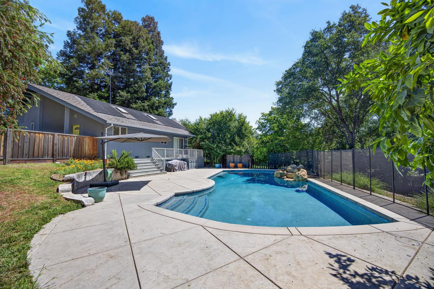 3940 Bannister Road Fair Oaks, CA 95628 - Photo 45 of 84 a view of a backyard with sitting area