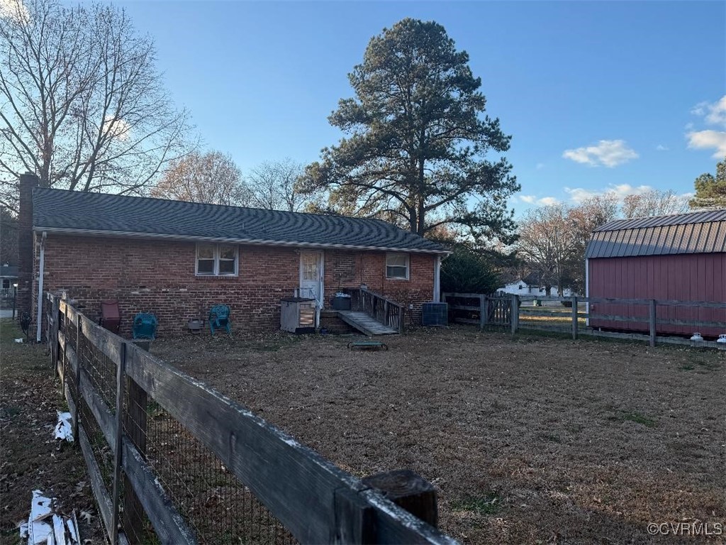8155 Varina Road Henrico, VA 23231 - Photo 2 of 6 Back of property with central AC