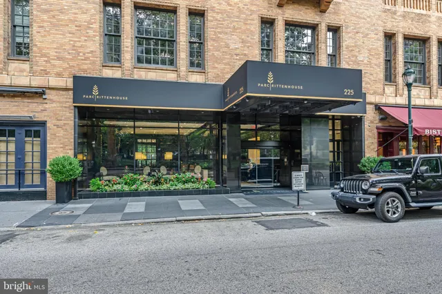 a car parked in front of building