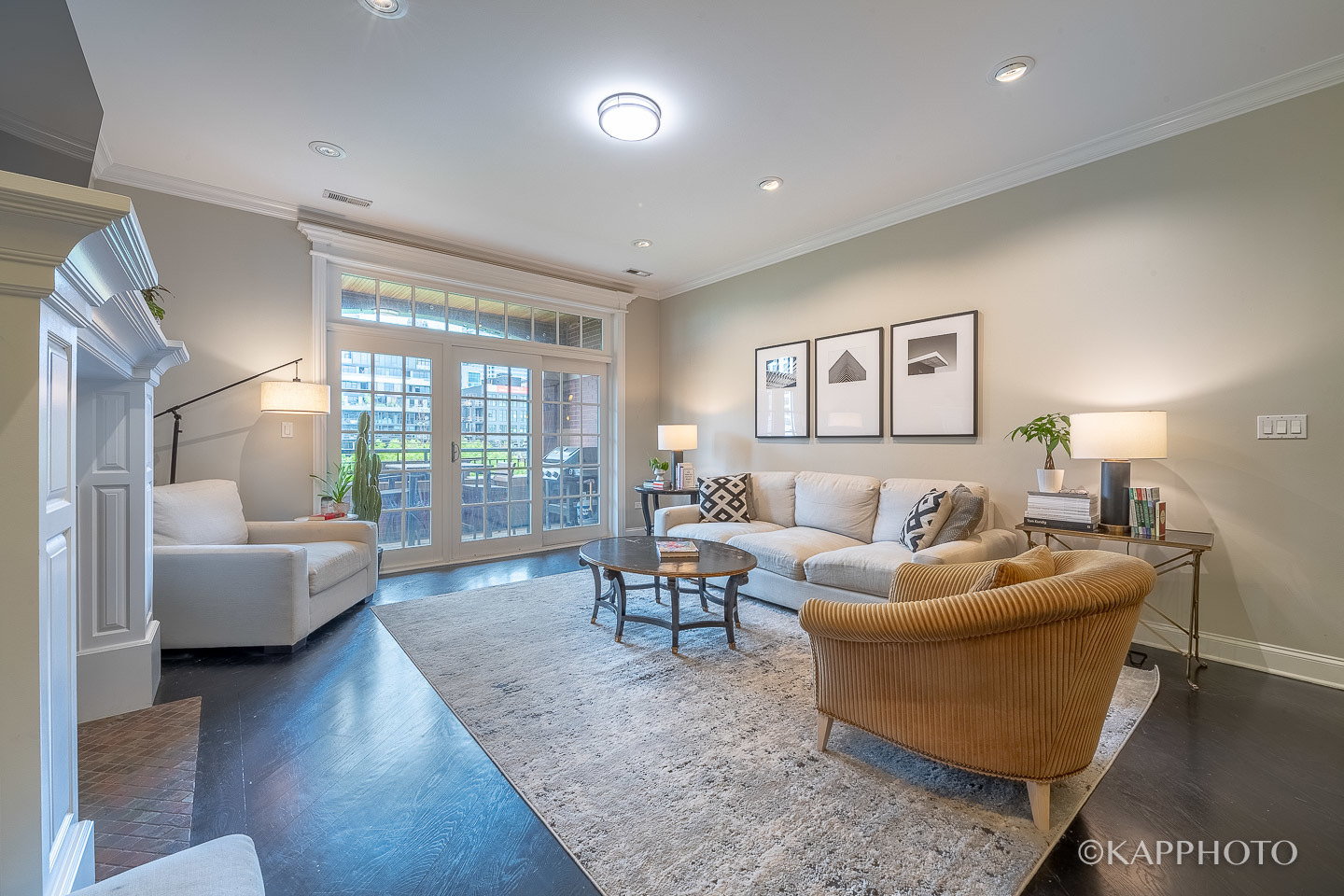 106 South Sangamon Street, Unit 3N Chicago, IL 60607 - Photo 3 of 27 a living room with furniture and a large window