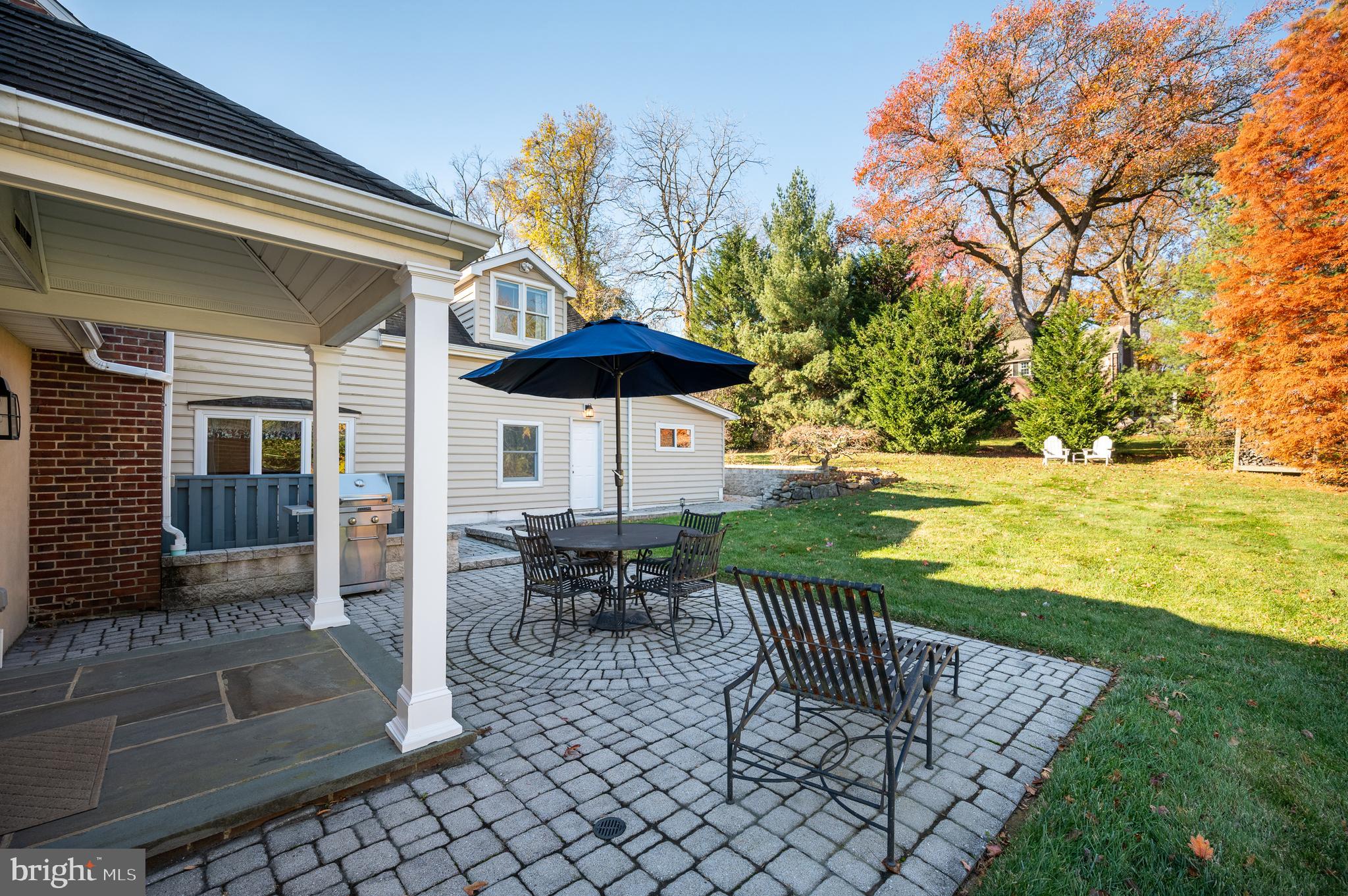 1507 Spring Lane Wilmington, DE 19809 - Photo 41 of 51 Paver patio overlooking the back yard