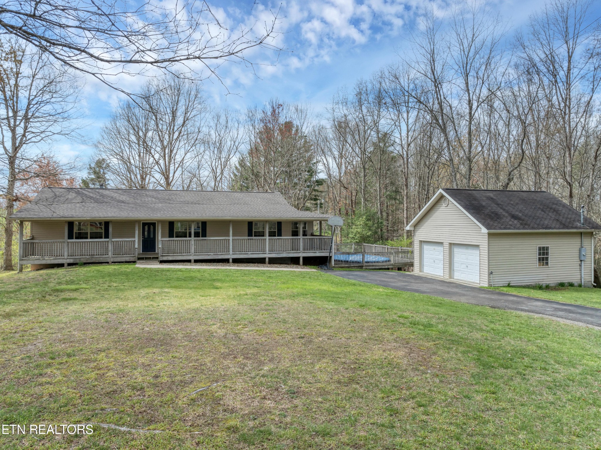 165 Colditz Oneida, TN 37841 - Photo 1 of 57 a view of a house next to a big yard and large trees