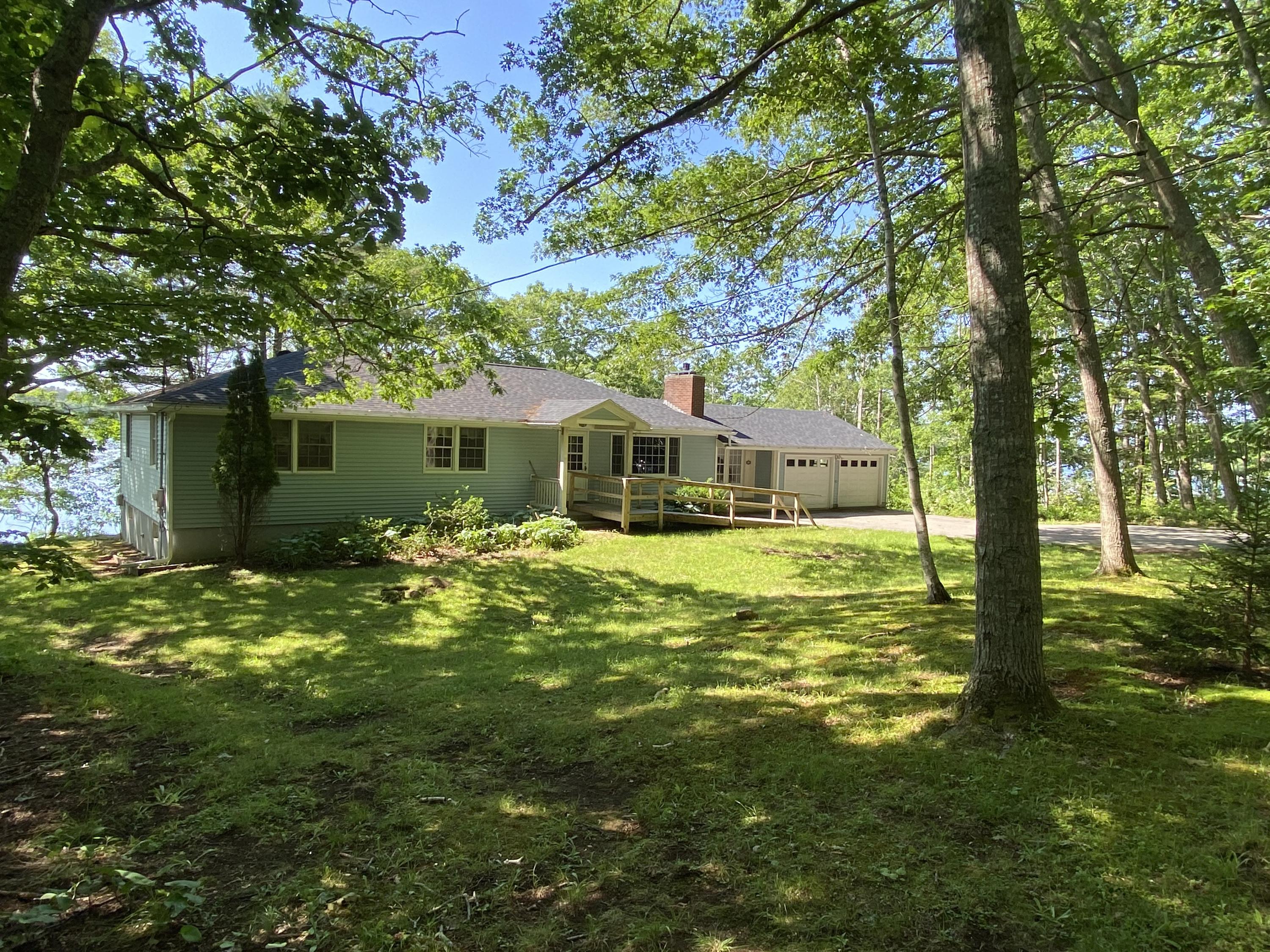 west side of house