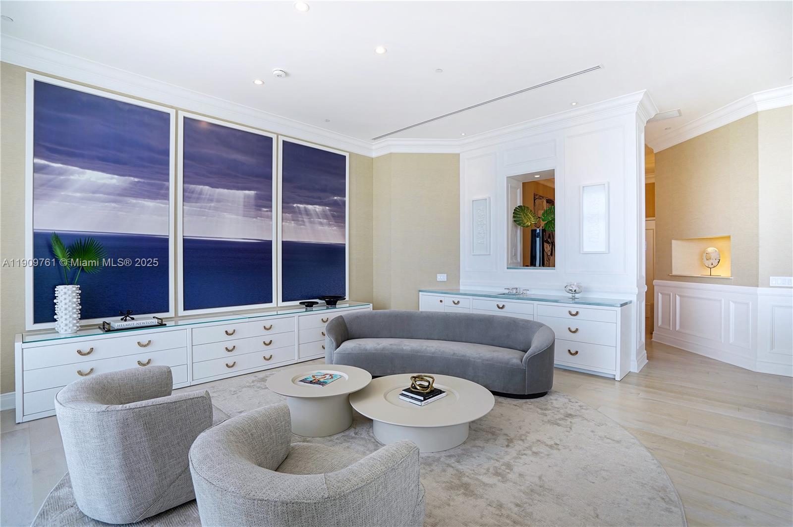 4401 Collins Avenue, Unit PHSOUTH Miami Beach, FL 33140 - Photo 18 of 92 a living room with furniture and a large window