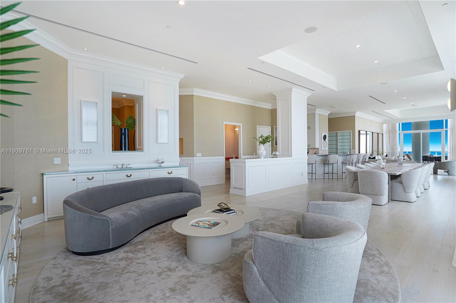 4401 Collins Avenue, Unit PHSOUTH Miami Beach, FL 33140 - Photo 20 of 92 a living room with furniture and a large window