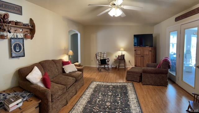 8650 Ulrich Road Germansville, PA 18053 - Photo 31 of 50 a living room with furniture and a flat screen tv