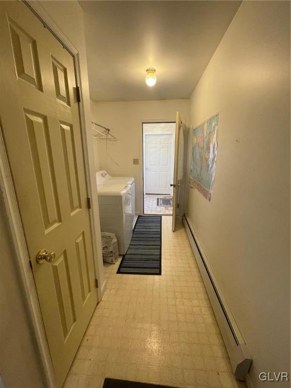8650 Ulrich Road Germansville, PA 18053 - Photo 41 of 50 a view of a hallway with wooden floor and staircase