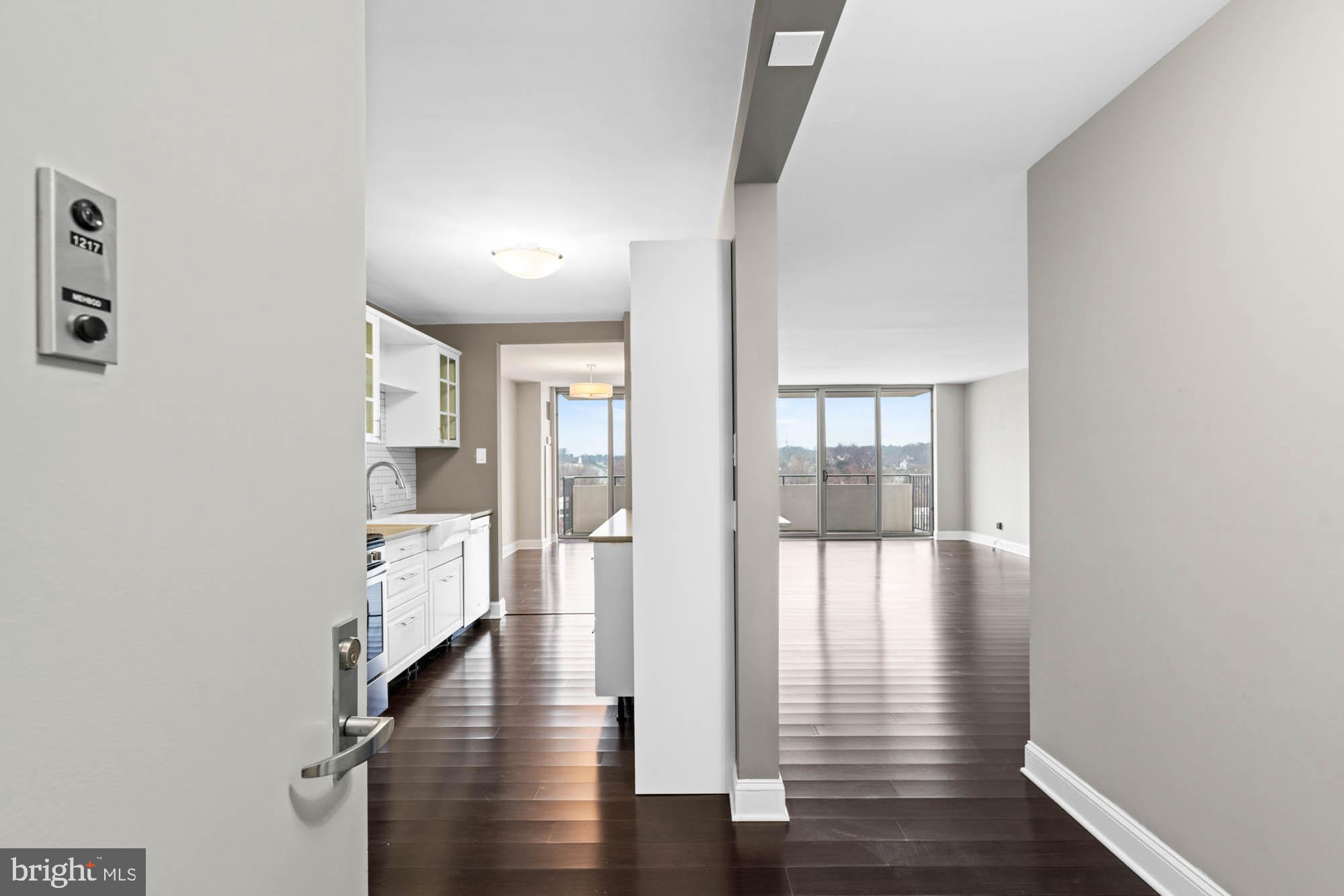 5101 River Road, Unit 1217 Bethesda, MD 20816 - Photo 11 of 61 Foyer opens to this light-filled beauty