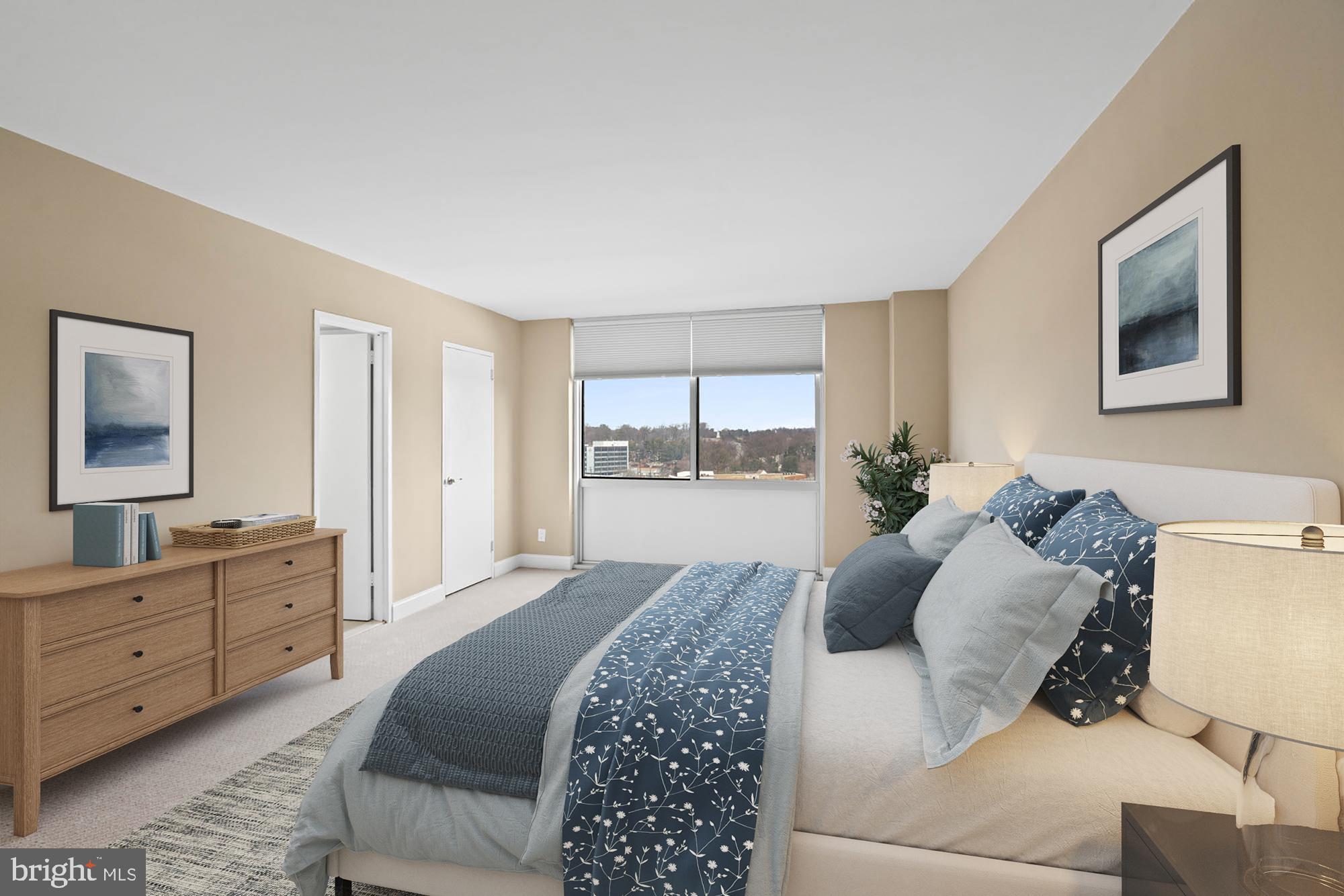 5101 River Road, Unit 1217 Bethesda, MD 20816 - Photo 45 of 61 Virtually staged primary BR