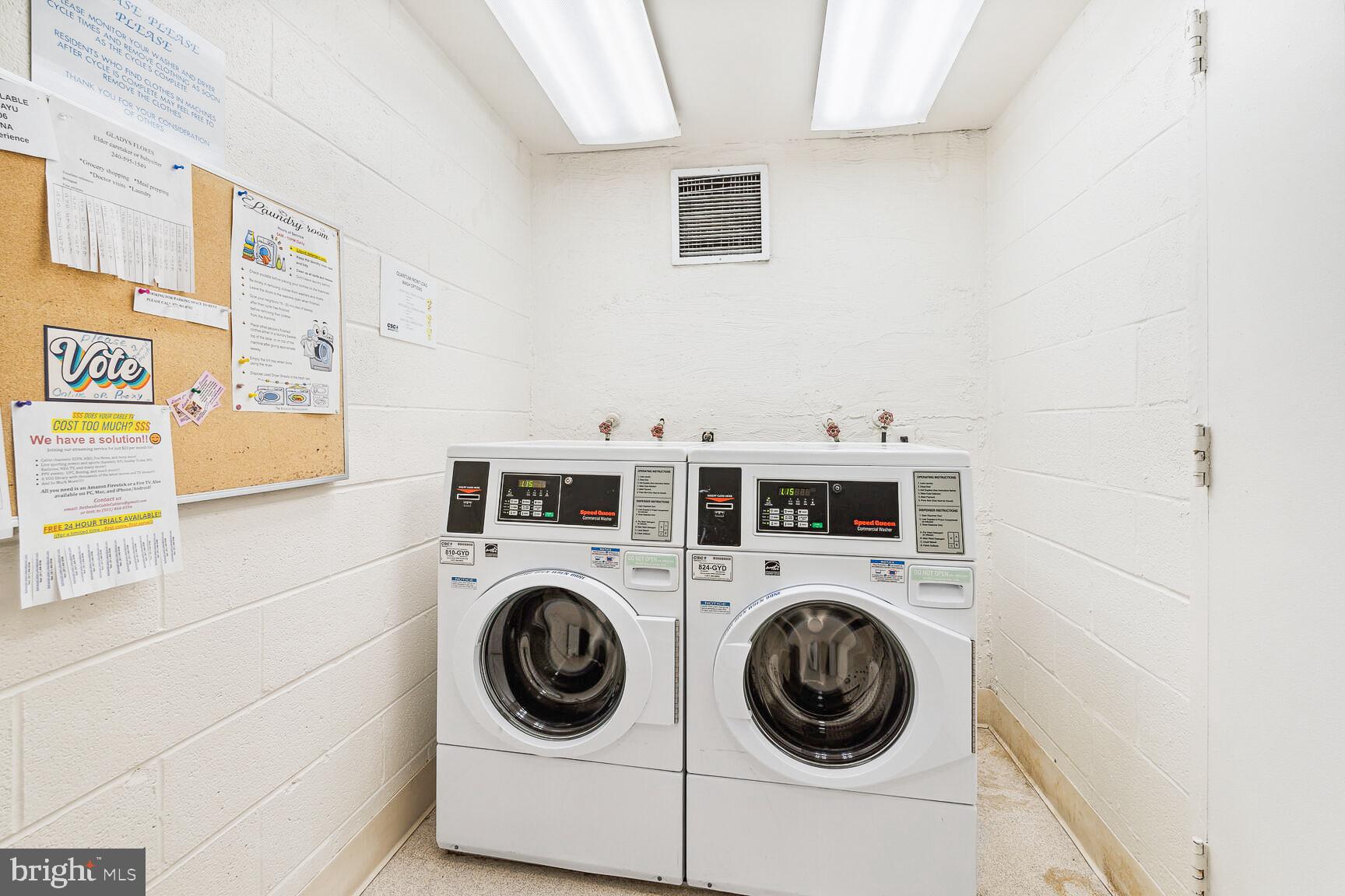 5101 River Road, Unit 1217 Bethesda, MD 20816 - Photo 54 of 61 Nice and clean laundry machines on every floor