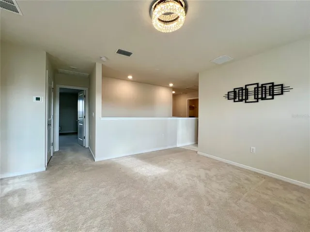 an empty room with a empty space