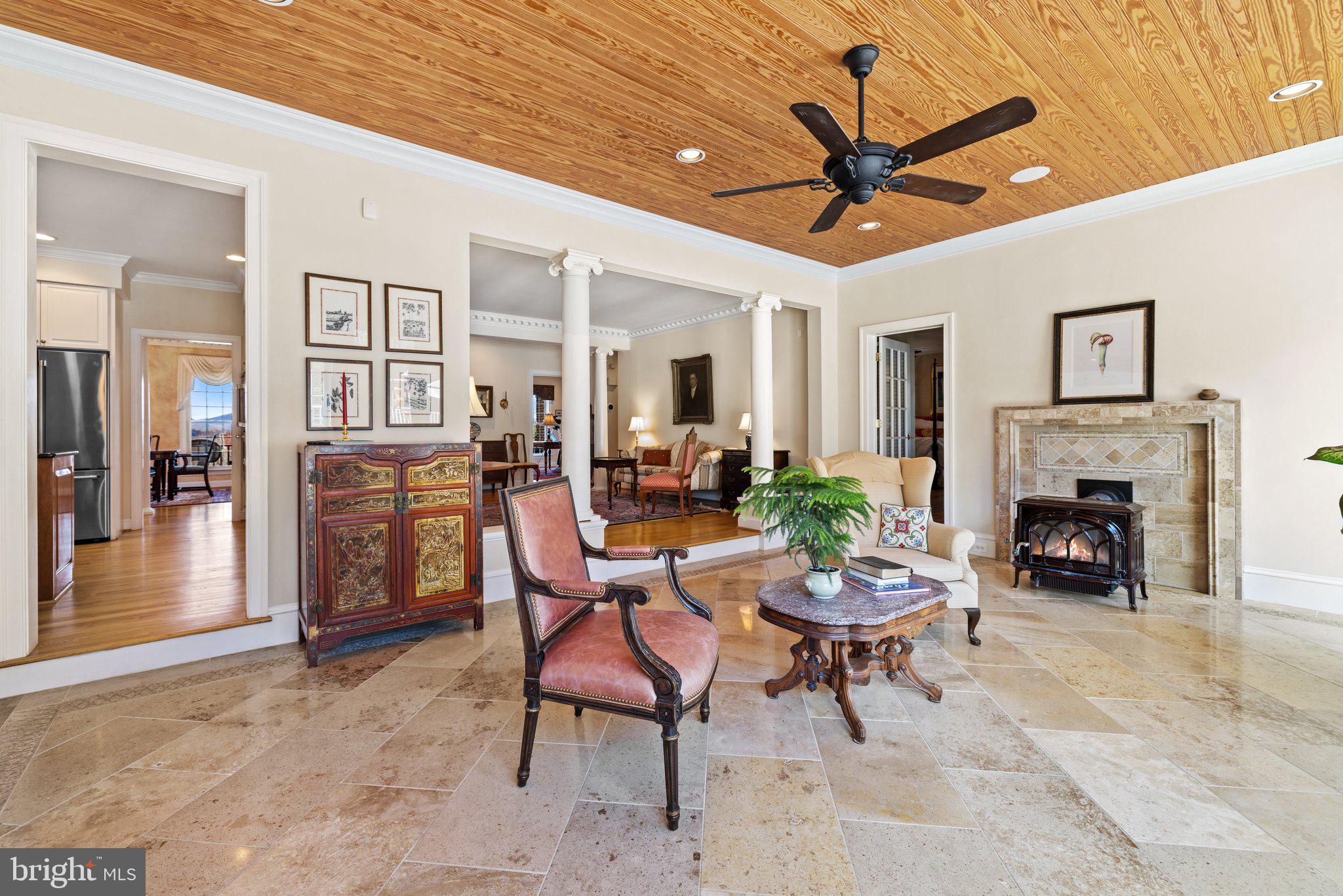 11099 Victor Drive Marshall, VA 20115 - Photo 25 of 65 Additional main floor family room with wood stove