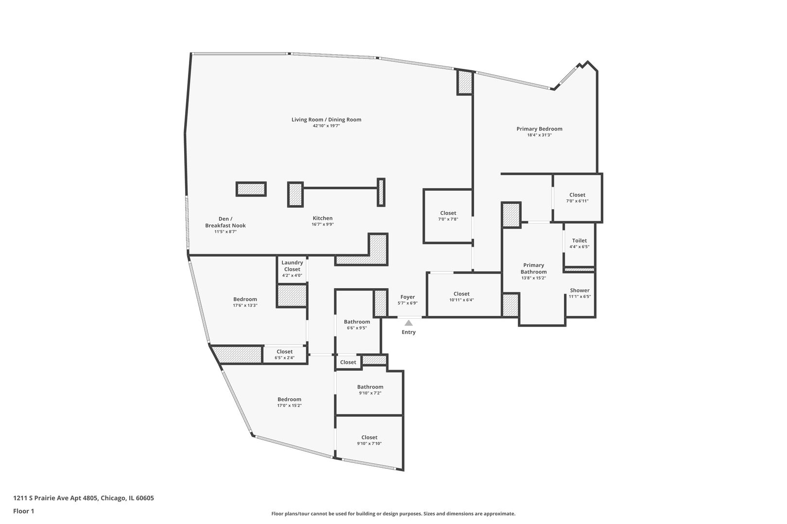 1211 South Prairie Avenue, Unit 4805 Chicago, IL 60605 - Photo 3 of 3 unknown