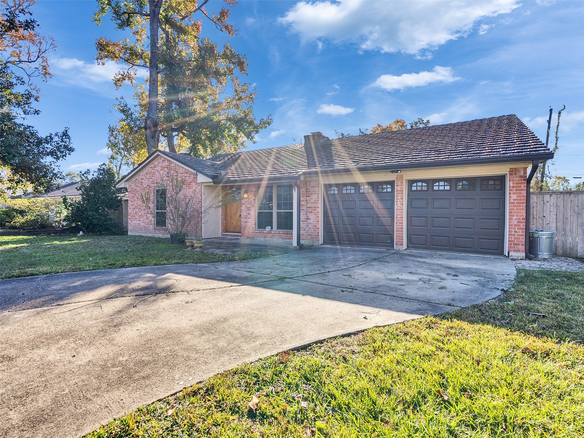 730 Broad Ripple Drive Houston, TX 77336 - Photo 26 of 28 front view of a house with a yard