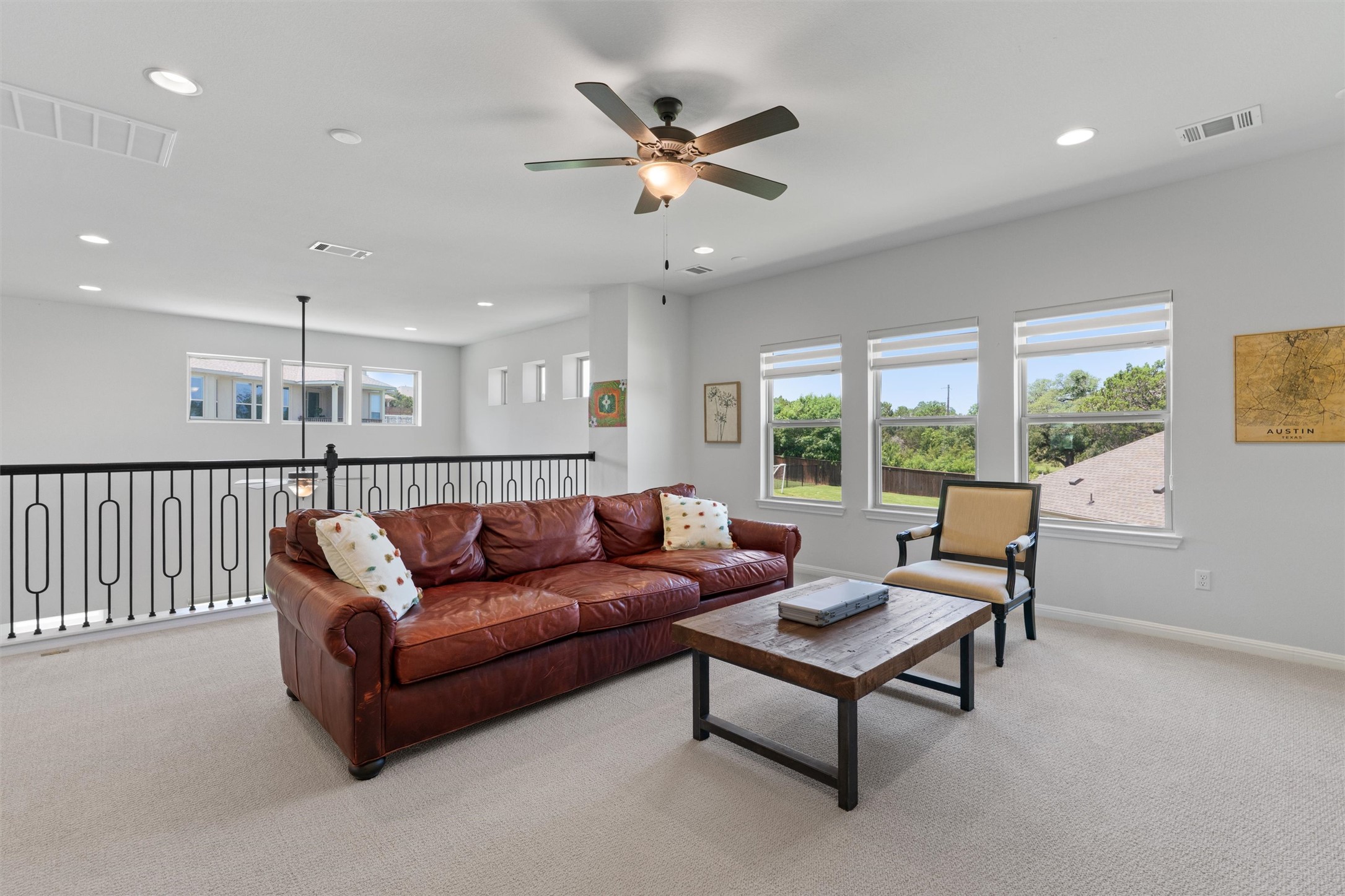 1908 Cabrera Drive Leander, TX 78641 - Photo 25 of 37 a living room with furniture and a large window