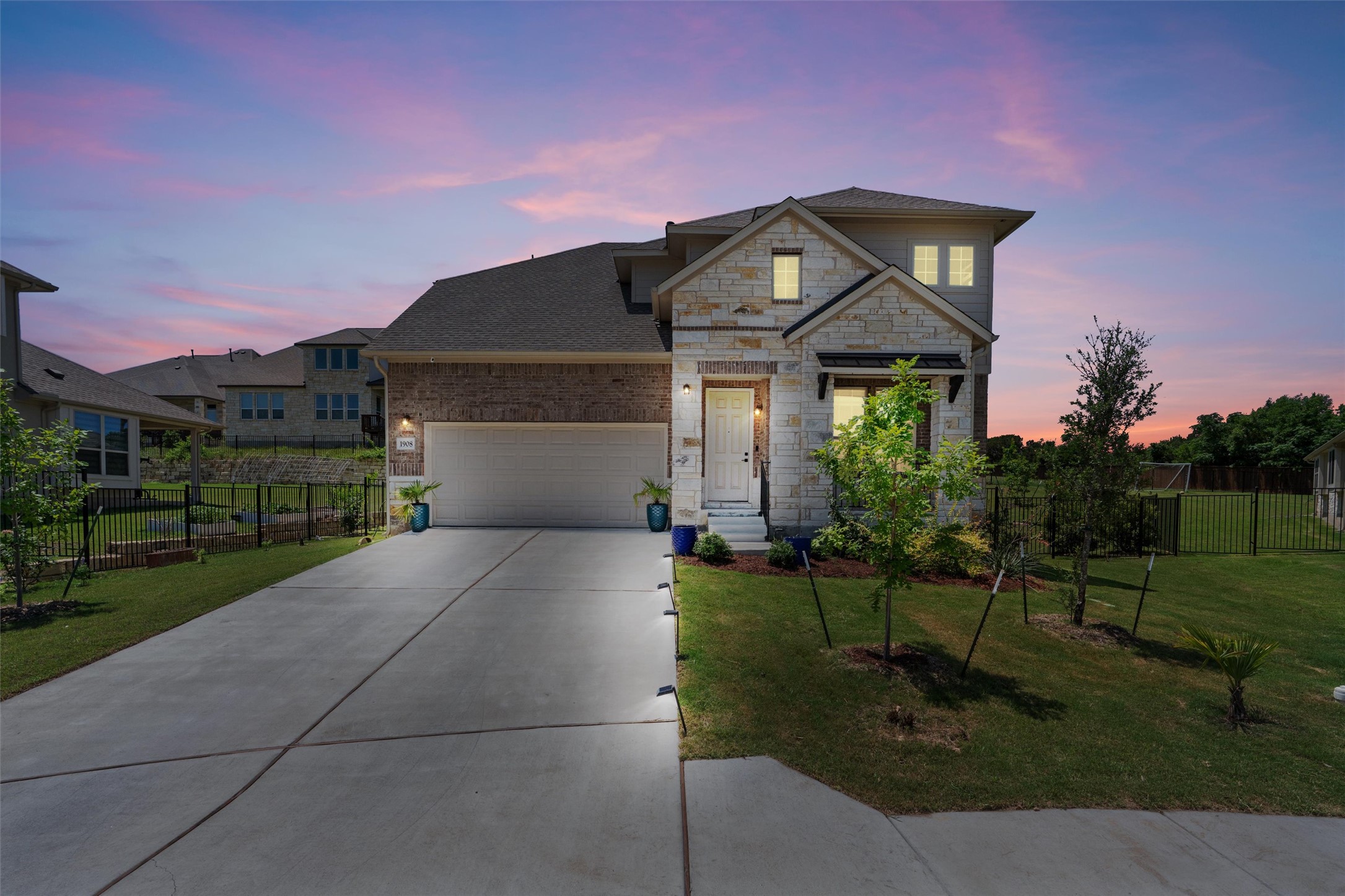 1908 Cabrera Drive Leander, TX 78641 - Photo 37 of 37 a front view of a house with garden