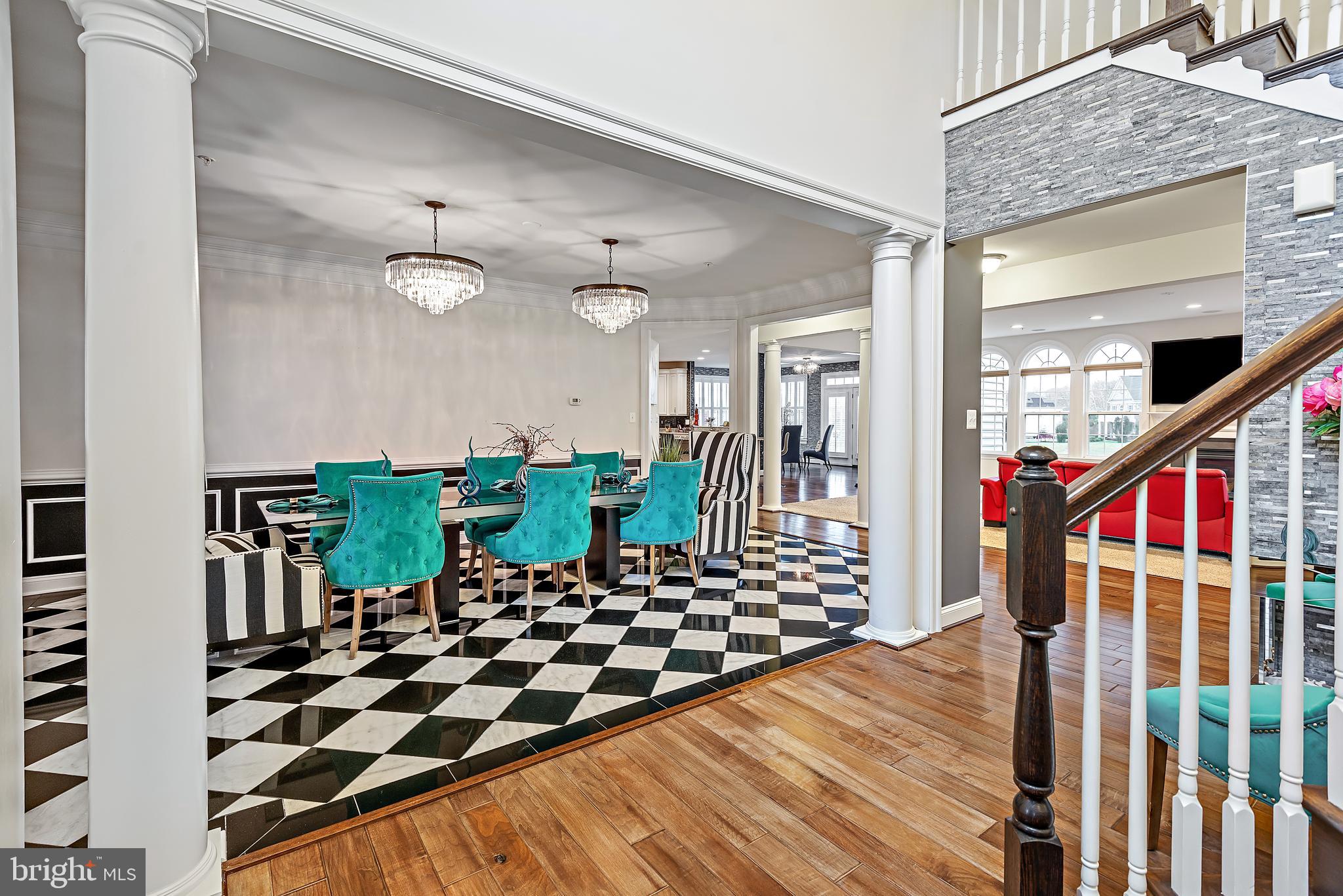 13003 Contee Manor Road Bowie, MD 20721 - Photo 5 of 93 Dining Room Framed in Pillars