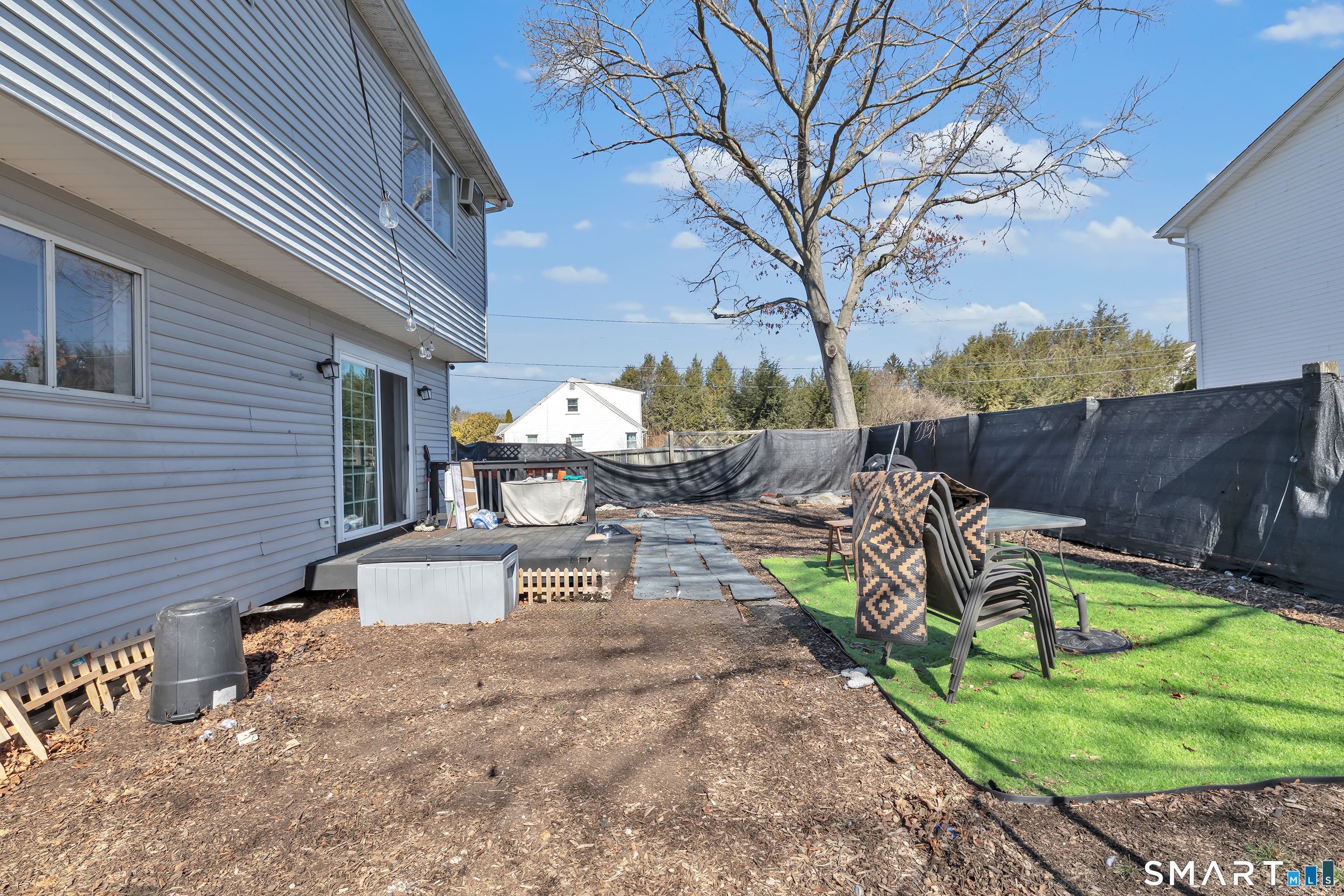 71 Cliff Street Naugatuck, CT 06770 - Photo 39 of 40 a view of a backyard with sitting area