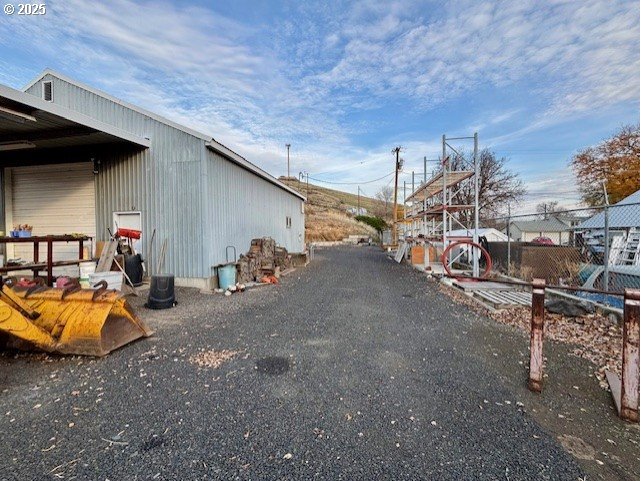 3540 Northeast King Place Pendleton, OR 97801 - Photo 10 of 48 a view of a garage with a table and chairs