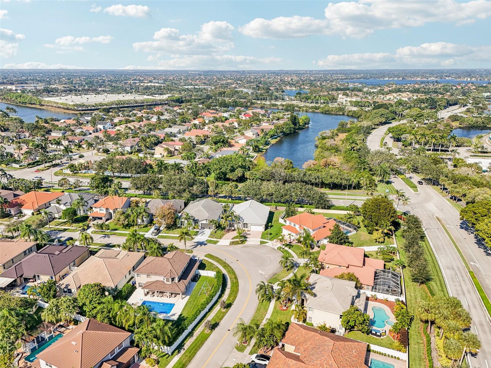17811 Southwest 4th Court Pembroke Pines, FL 33029 - Photo 70 of 74 an aerial view of residential houses with outdoor space