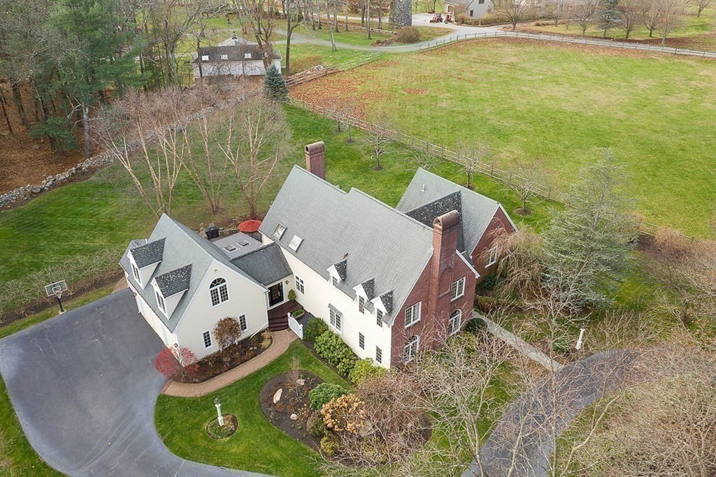 853 Strawberry Hill Road Concord, MA 01742 - Photo 39 of 41 an aerial view of a house with outdoor space