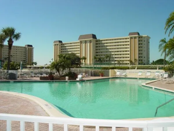 a view of outdoor space with seating area
