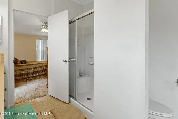 a storage room with a washer and dryer