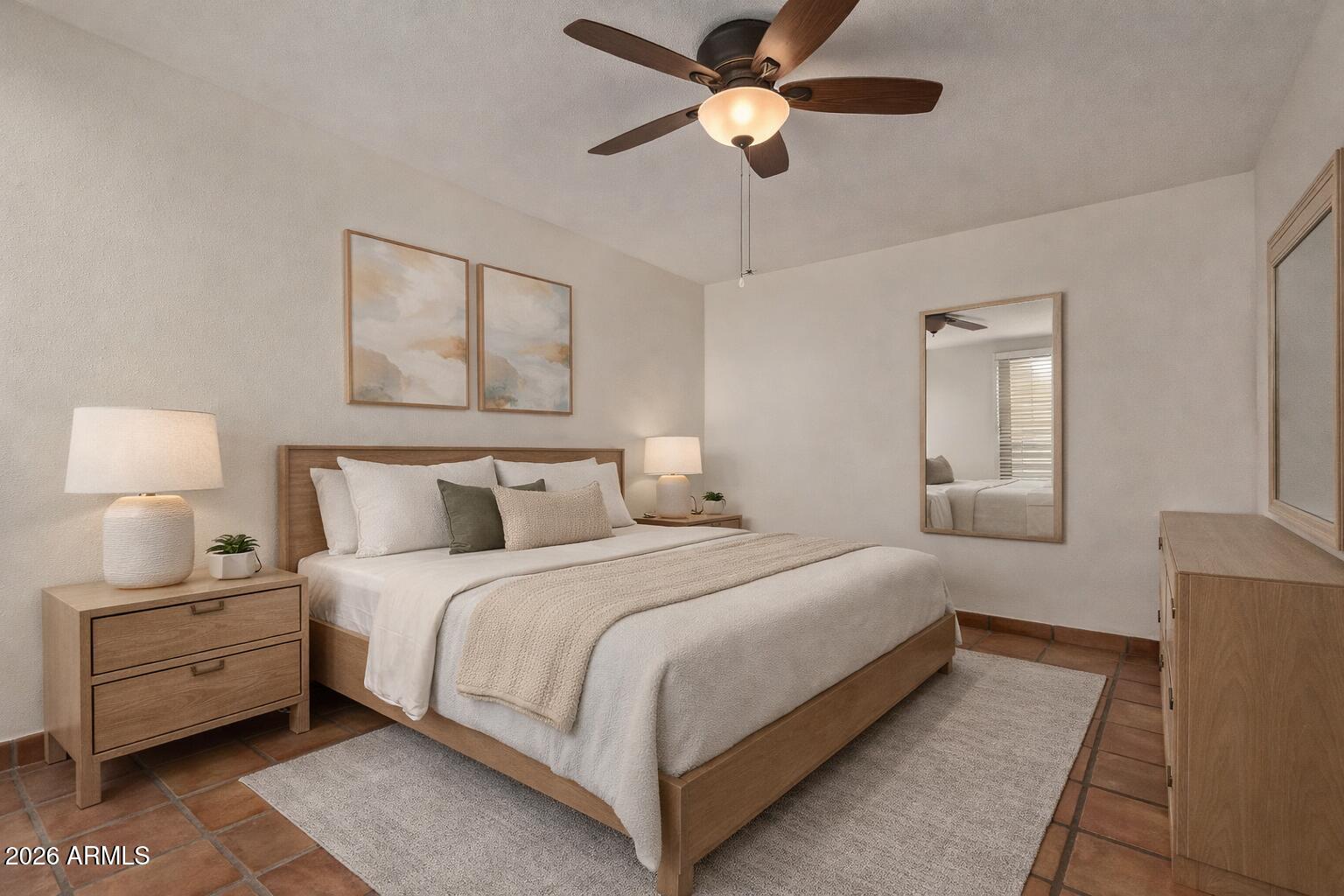 7401 North Scottsdale Road, Unit 49 Paradise Valley, AZ 85253 - Photo 7 of 7 a bedroom with bed and window