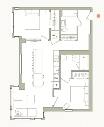 a picture of a bathroom with a window