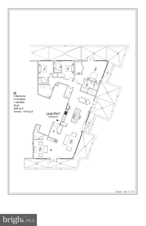 $2,995,000 | 1 West Hartwell Lane, Unit PH1, Philadelphia, PA 19118