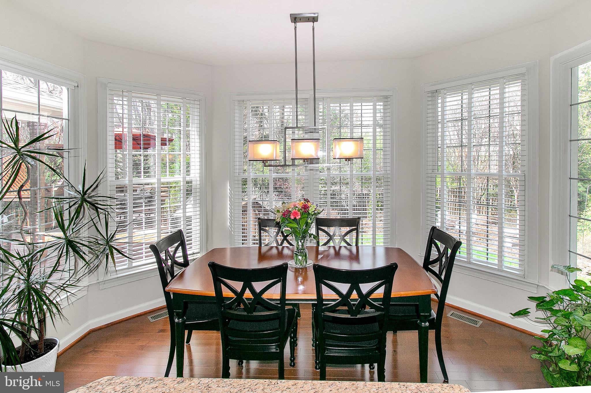 4700 Autumn Glory Way Chantilly, VA 20151 - Photo 19 of 49 KITCHEN DINING AREA OVERLOOKING BACKYARD