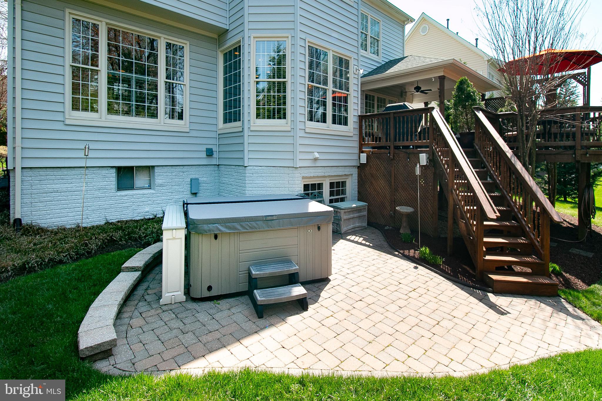 4700 Autumn Glory Way Chantilly, VA 20151 - Photo 44 of 49 BACKYARD PATIO WITH HOT TUB