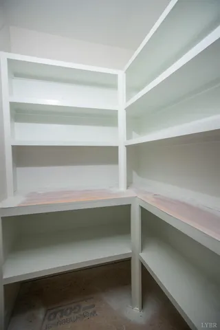 a close view of closet