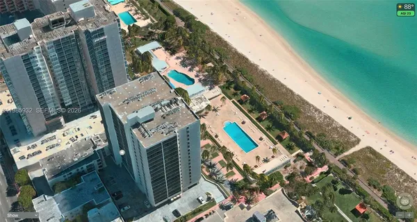 a view of ocean view with beach
