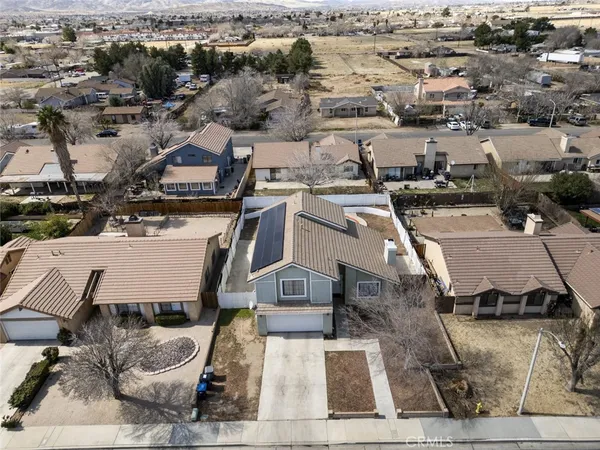 an aerial view of a