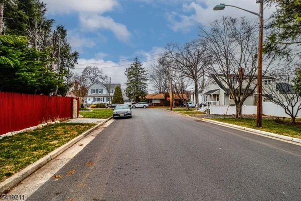 a view of road with trees