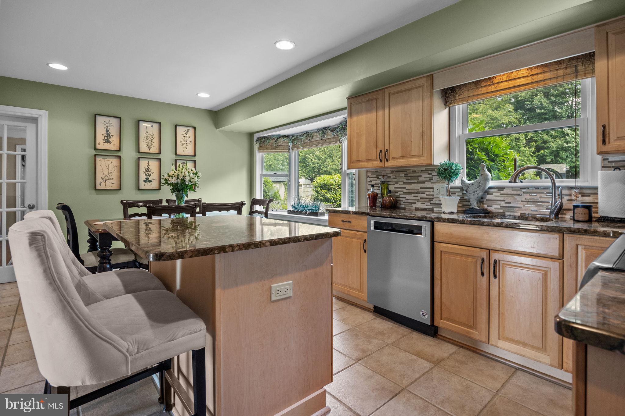 1573 Silo Road Yardley, PA 19067 - Photo 12 of 51 Gourmet Kitchen with Center Island
